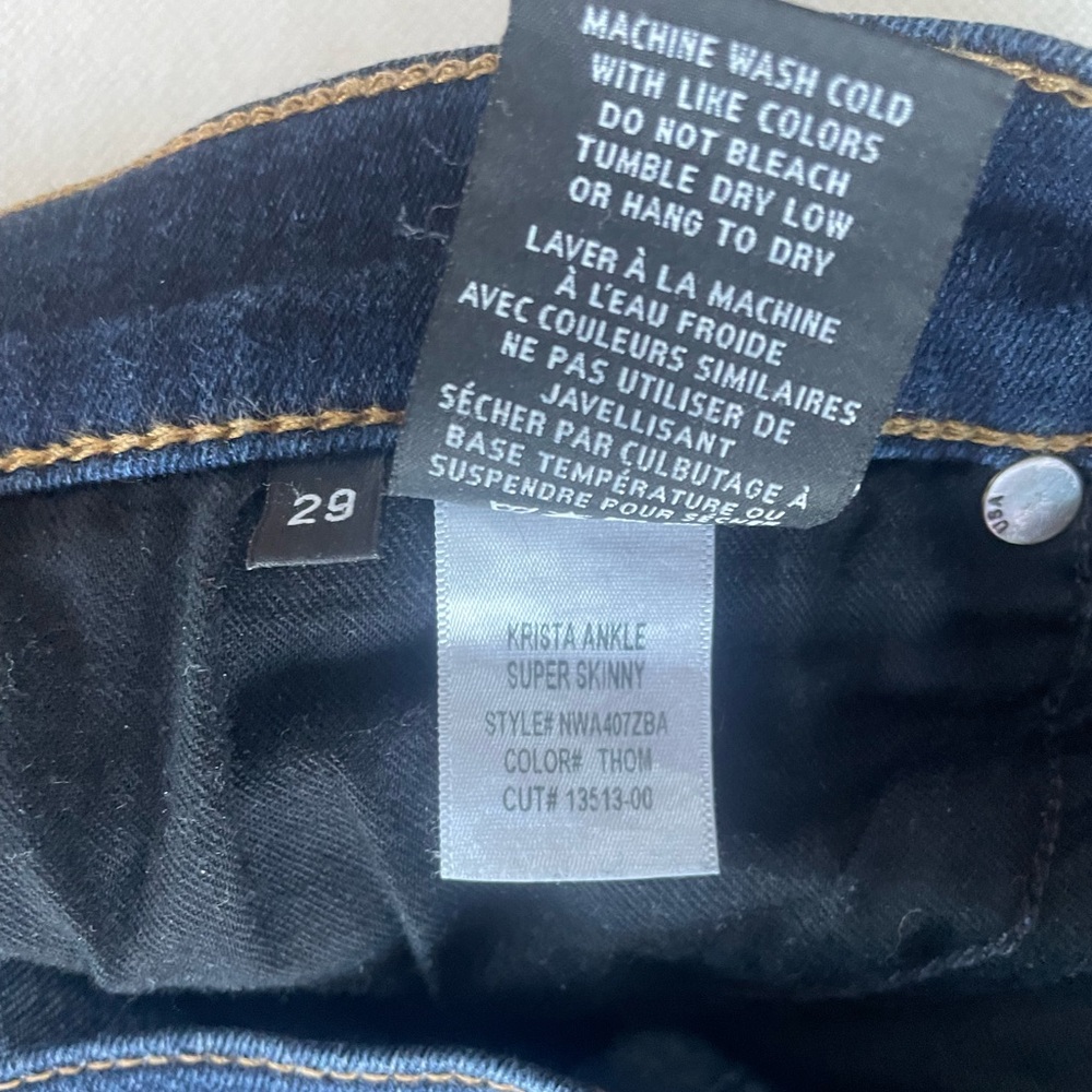 Hudson Krista ankle Super Skinny Size 29 dark blue - Picture 7 of 8